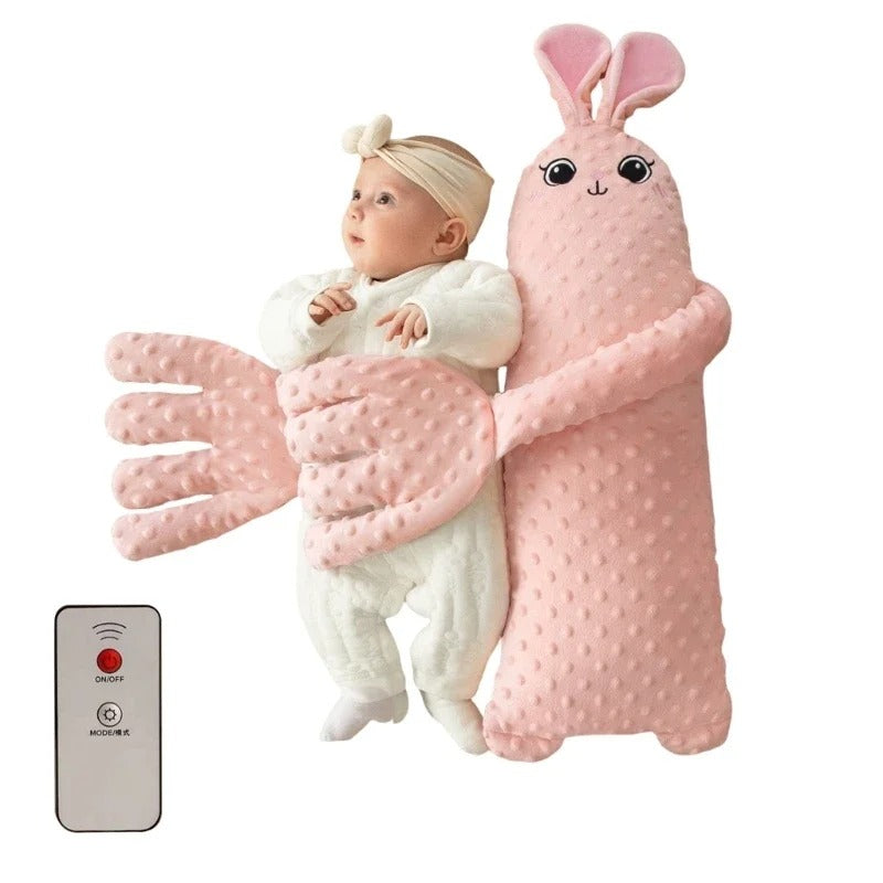 LullaBear™ – Soothing Plush Pillow with Gentle Patting