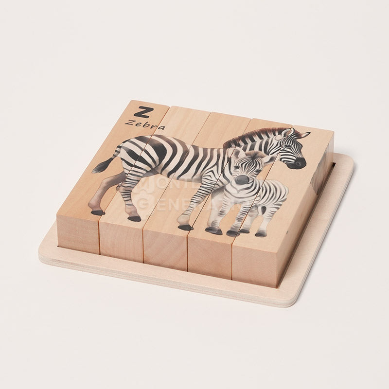 Wooden Twist and Match Puzzle for Toddlers – 4-in-1 Educational Toy