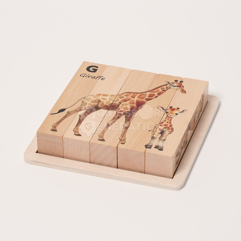 Wooden Twist and Match Puzzle for Toddlers – 4-in-1 Educational Toy