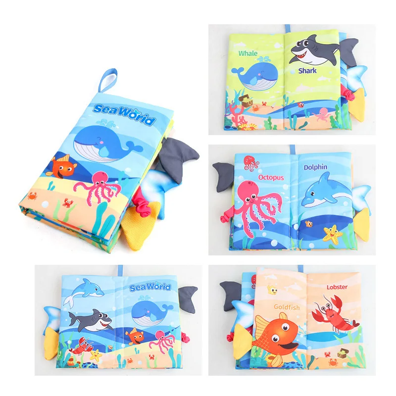 Soft Tail Book™ – Soft tail for fun – Sensory Animals Baby booklet