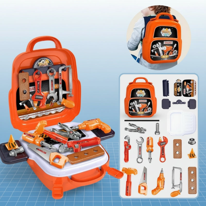 Children's Tool Set for Creative Construction Play and Skill Building
