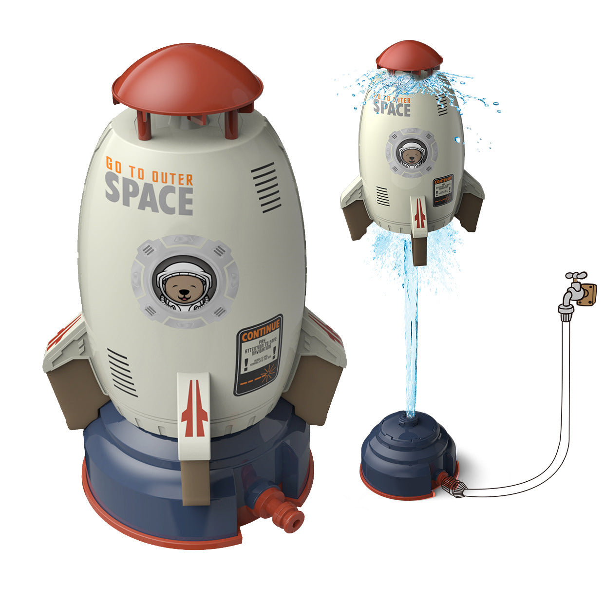 Flying Water Rocket™ - Water Adventure - Water-Squirting Rocket
