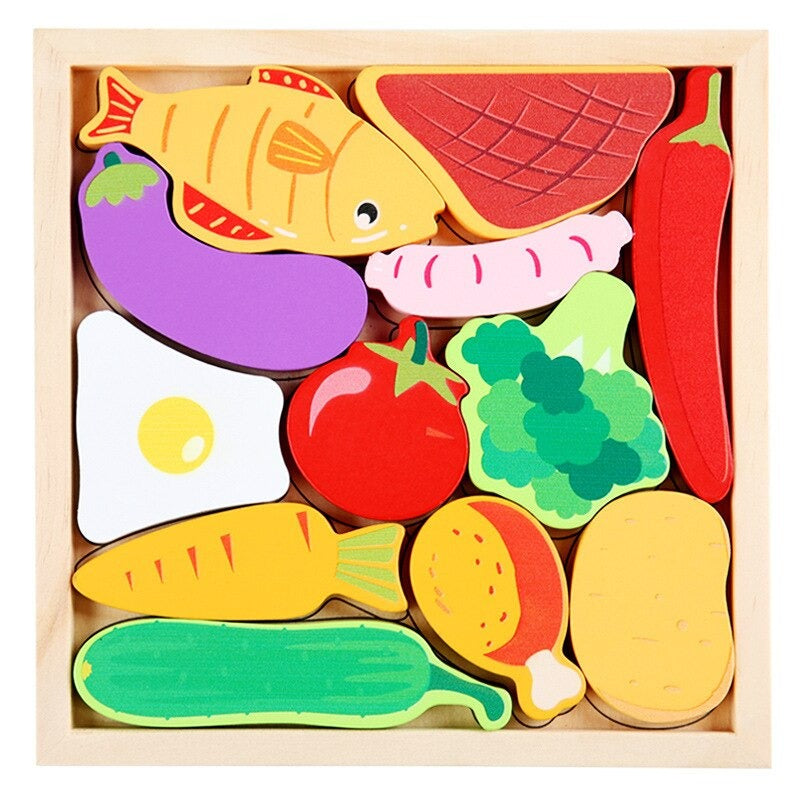 Woods™ - Which figure should sit where? - Figure puzzle (2+1 FREE)