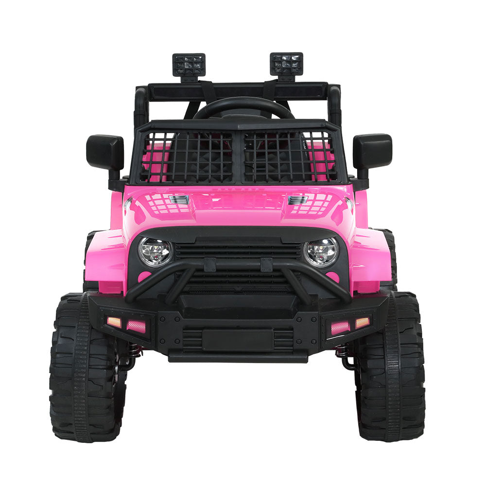 Rigo Kids Electric Ride On Car Jeep Toy Cars Remote 12V Pink