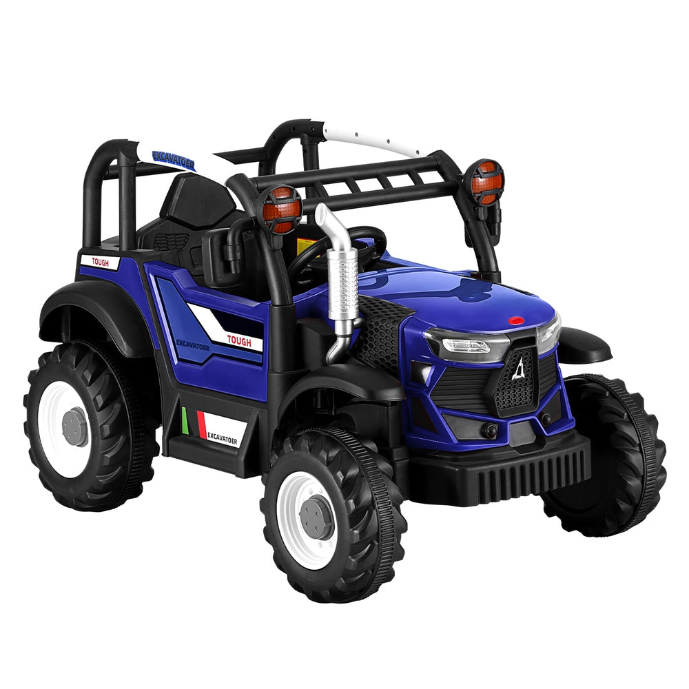 Rigo Kids Electric Ride On Car Off Road Jeep Remote 12V Blue