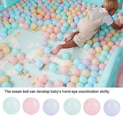 GOMINIMO 100 Pcs Colorful Pool Pit Balls for Kids Playhouse (Macaron) GO-PPB-100-MZY