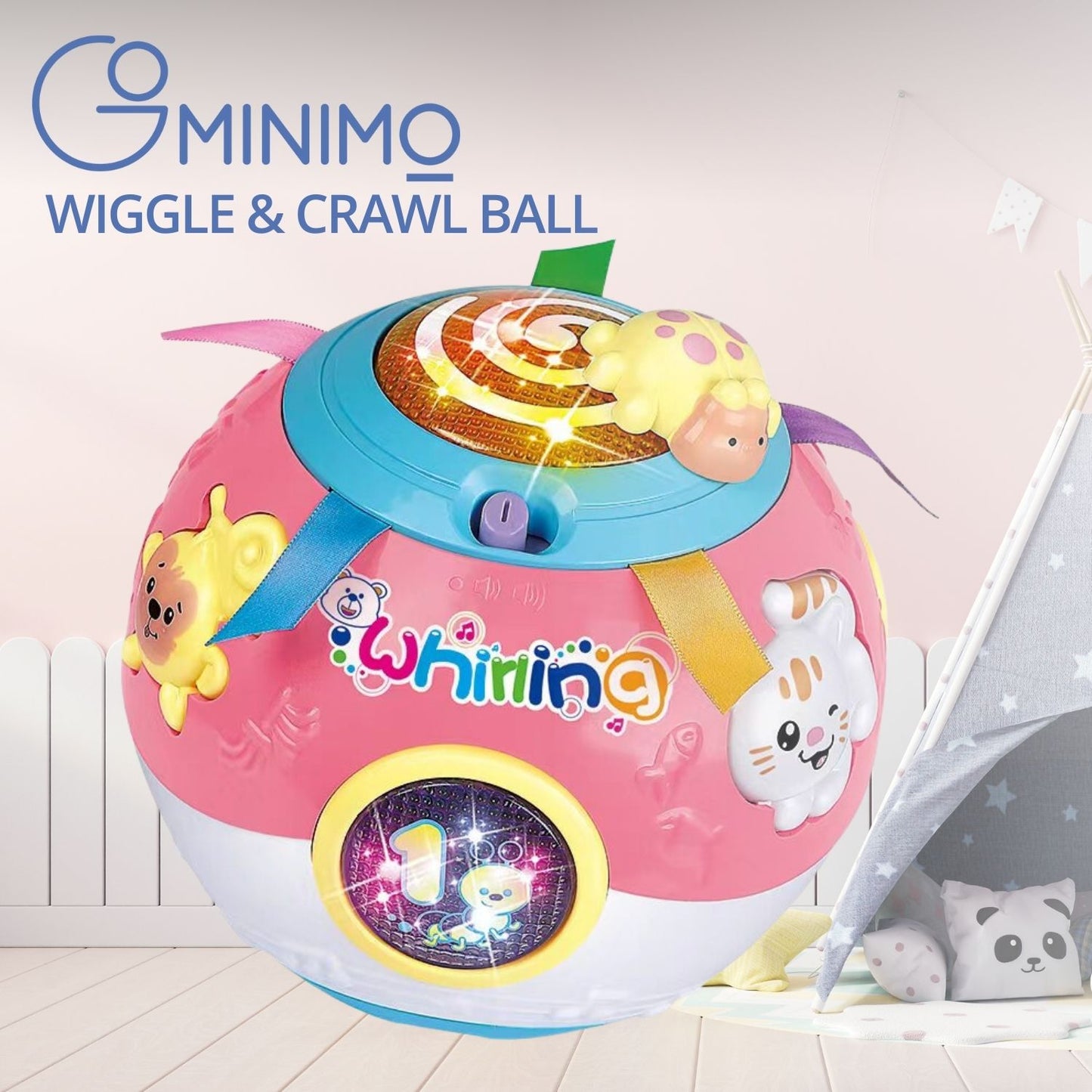 GOMINIMO Kids Toy Wiggle & Crawl Ball GO-MAT-107-XC