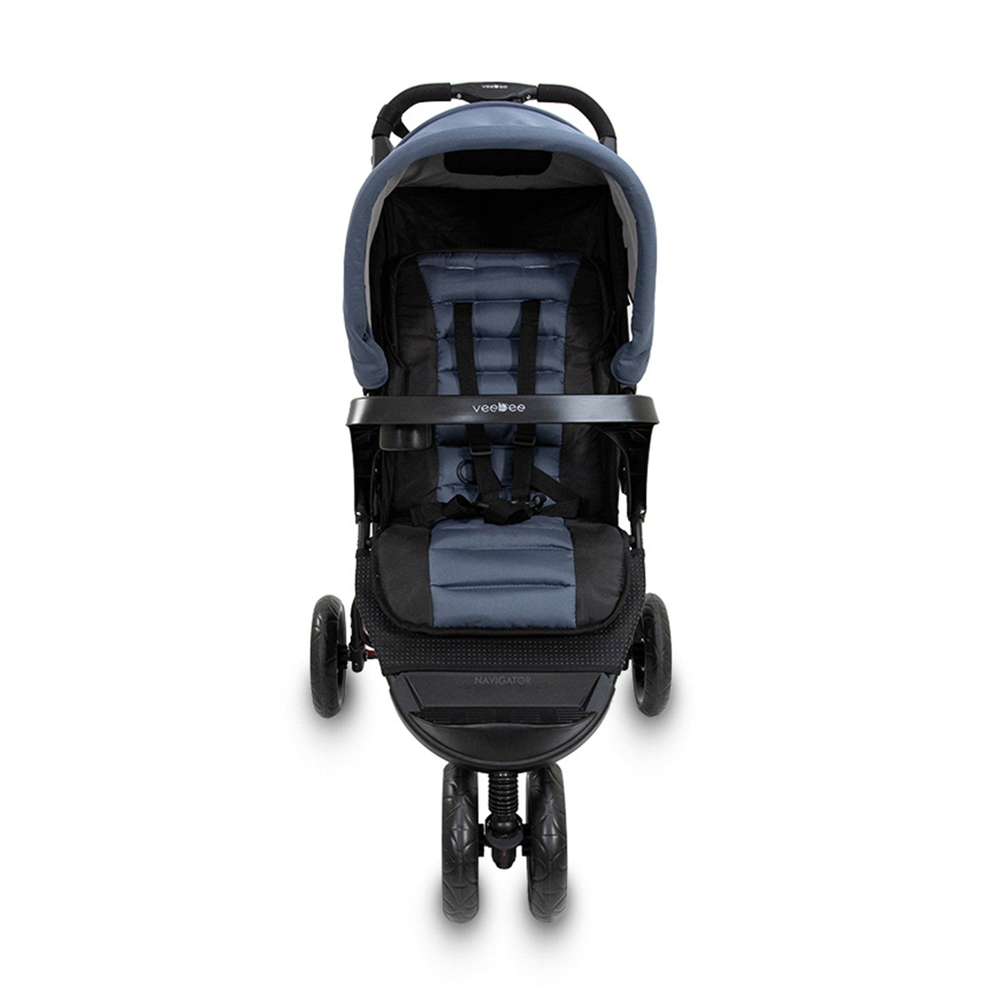 Veebee Navigator Stroller 3-wheel Pram For Newborns To Toddlers - Glacier