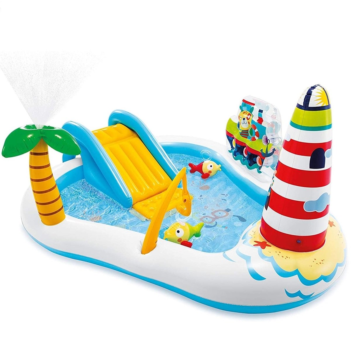 INTEX  Fishing Fun Play Center Inflatable Kiddie Pool 57162NP