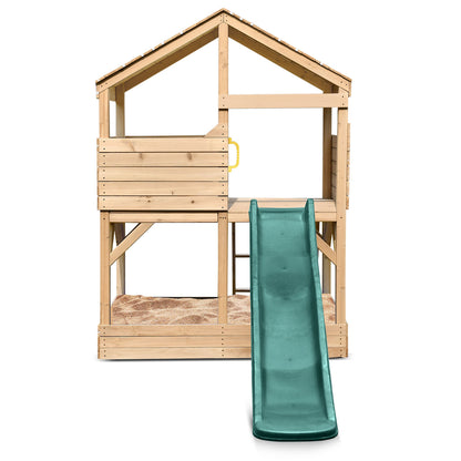 Lifespan Kids Bentley Cubby House with 1.8m Green Slide