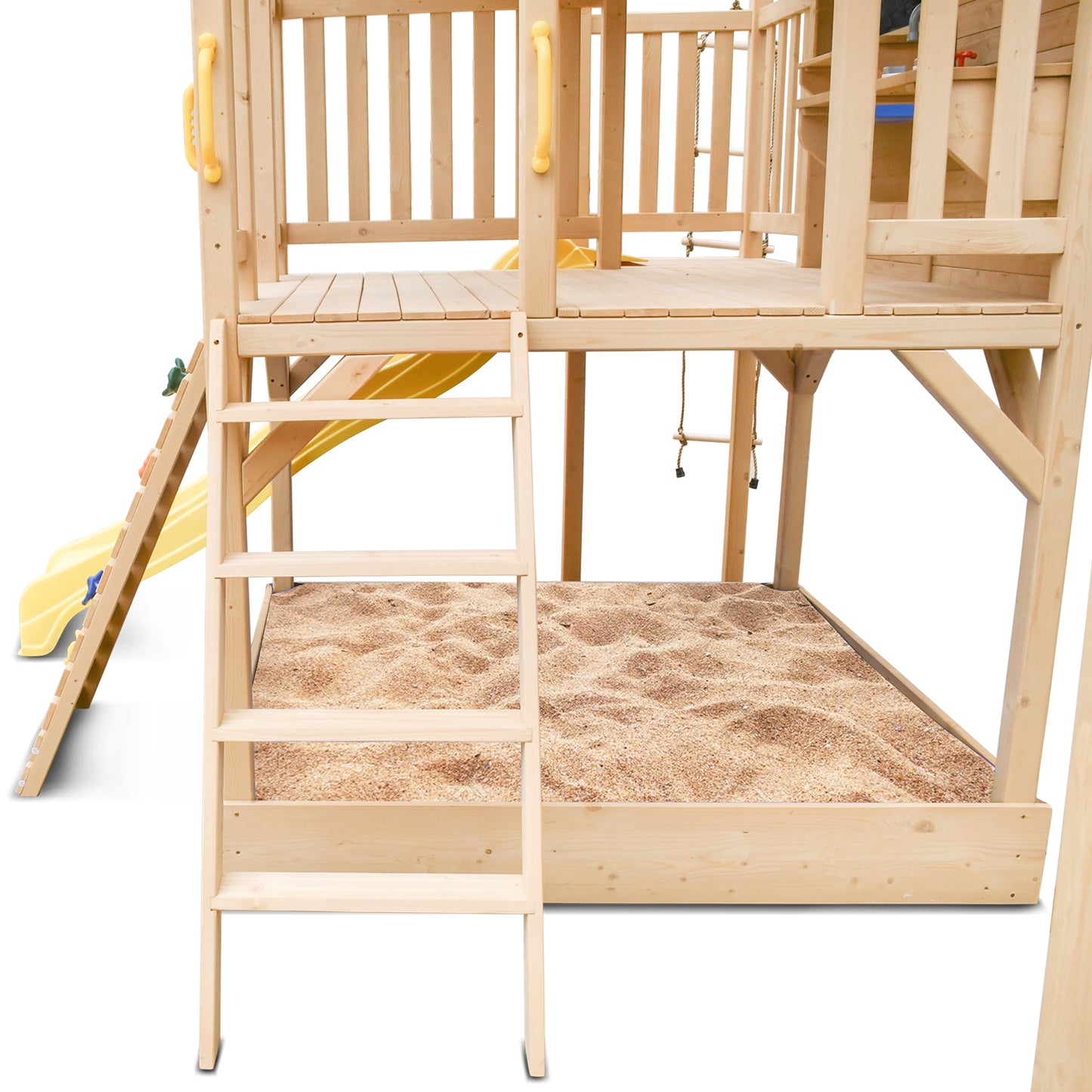 Lifespan Kids Kingston Cubby House with 2.2m Yellow Slide