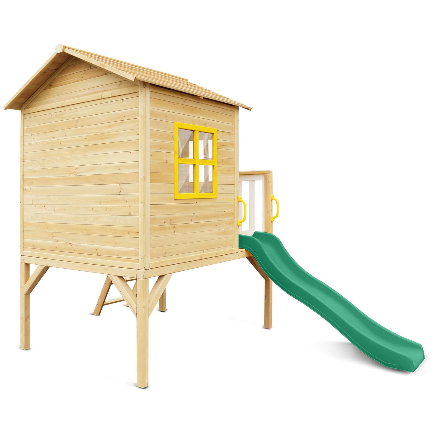 Lifespan Kids Archie Cubby House with Green Slide