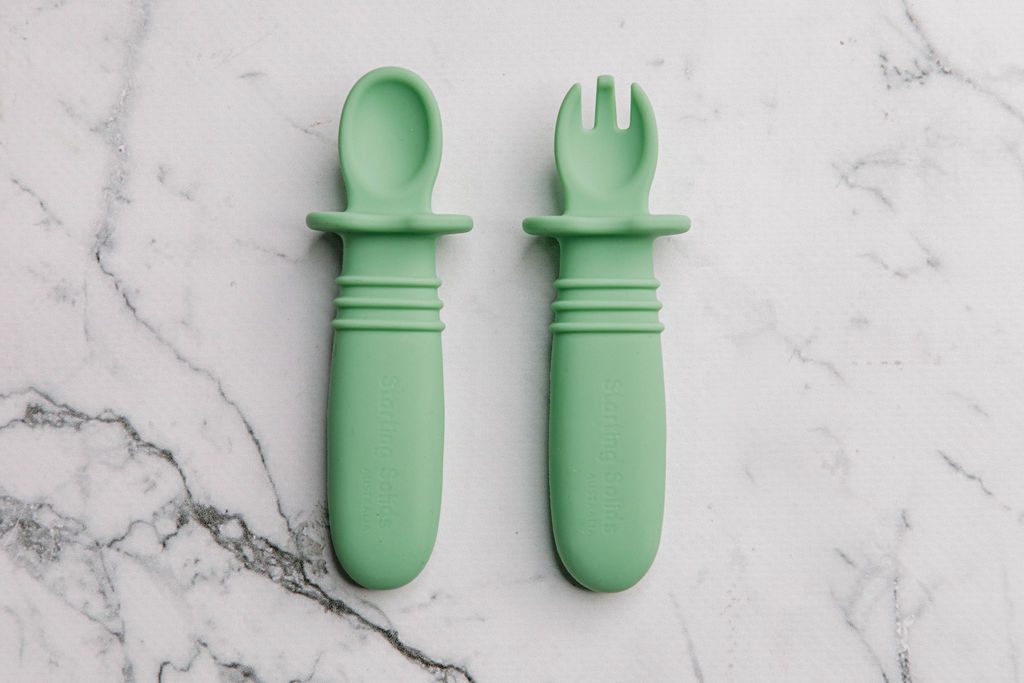 Selfie Spoon + Fork ™ - Mint Crisp