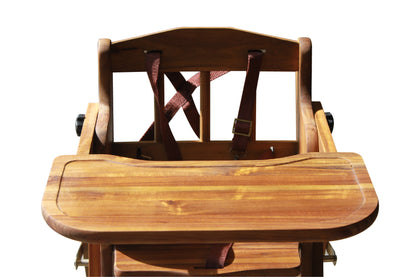 Adjustable/Hi Lo High Chair (Acacia)