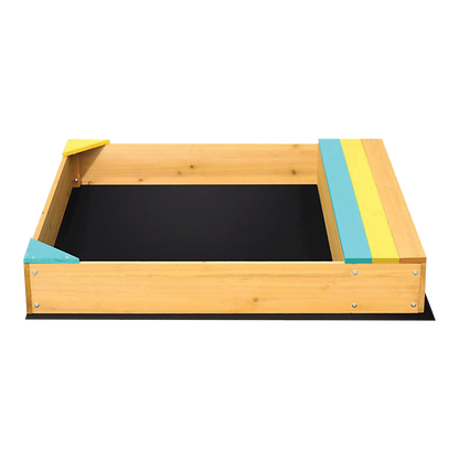 Wooden Kids Backyard Sandbox Children Outdoor Play Toy Sandpit