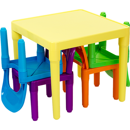 Kids Table and Chairs Play Set Toddler Child Toy Activity Furniture In-Outdoor